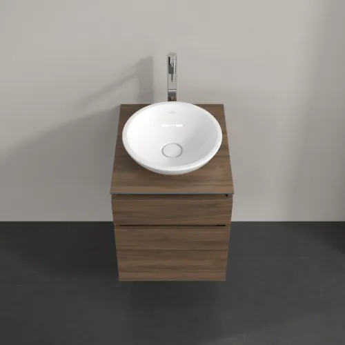 Bild von VILLEROY BOCH Legato Waschbeckenunterschrank, 2 Auszüge, 450 x 550 x 500 mm, Arizona Oak / Arizona Oak #B56600VH