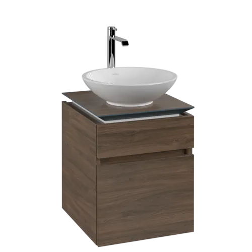 Bild von VILLEROY BOCH Legato Waschbeckenunterschrank, 2 Auszüge, 450 x 550 x 500 mm, Arizona Oak / Arizona Oak #B56600VH