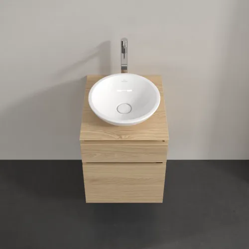 Bild von VILLEROY BOCH Legato Waschbeckenunterschrank, 2 Auszüge, 450 x 550 x 500 mm, Nordic Oak / Nordic Oak #B56600VJ