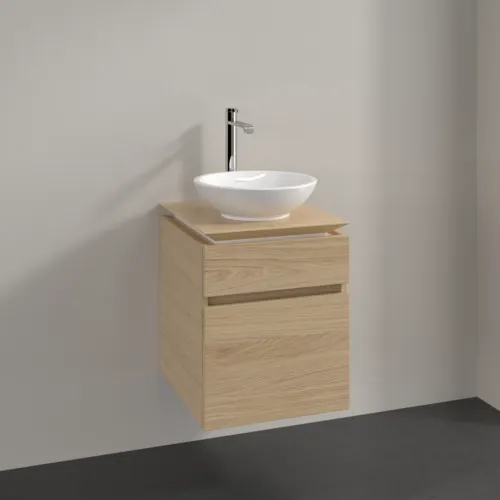Bild von VILLEROY BOCH Legato Waschbeckenunterschrank, 2 Auszüge, 450 x 550 x 500 mm, Nordic Oak / Nordic Oak #B56600VJ