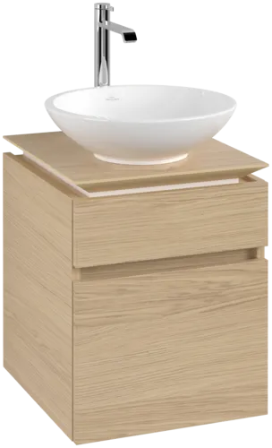 Bild von VILLEROY BOCH Legato Waschbeckenunterschrank, 2 Auszüge, 450 x 550 x 500 mm, Nordic Oak / Nordic Oak #B56600VJ