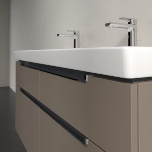 Bild von VILLEROY BOCH Subway 2.0 Waschbeckenunterschrank, 4 Auszüge, 1287 x 590 x 449 mm, Truffle Grey #A91710VG
