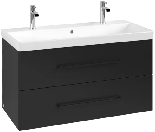 Bild von VILLEROY BOCH Avento Waschbeckenunterschrank, 2 Auszüge, 976 x 514 x 484 mm, Volcano Black #A89210VL