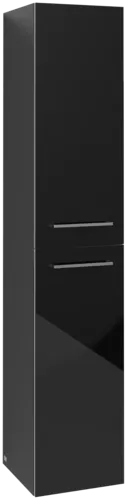 Bild von VILLEROY BOCH Avento Hochschrank, 2 Türen, 350 x 1760 x 404 mm, Crystal Black #A89400B3