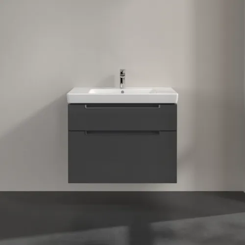 Bild von VILLEROY BOCH Subway 2.0 Waschbeckenunterschrank, 2 Auszüge, 787 x 590 x 449 mm, Glossy Grey #A91410FP