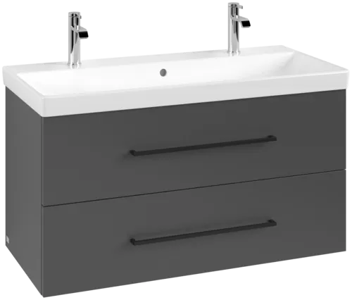 Bild von VILLEROY BOCH Avento Waschbeckenunterschrank, 2 Auszüge, 976 x 514 x 484 mm, Graphite #A89210VR