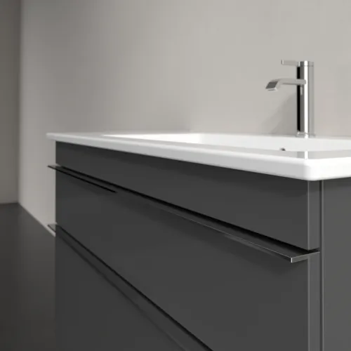 Bild von VILLEROY BOCH Venticello Waschbeckenunterschrank, 2 Auszüge, 953 x 590 x 502 mm, Glossy Grey / Glossy Grey #A92801FP