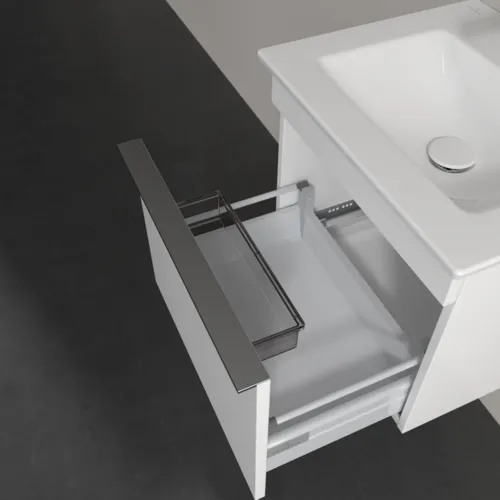 Picture of VILLEROY BOCH Venticello Vanity unit, 1 pull-out compartment, 466 x 420 x 425 mm, White Matt / White Matt #A93101MS