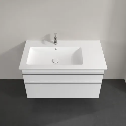 Bild von VILLEROY BOCH Venticello Waschbeckenunterschrank, 2 Auszüge, 953 x 590 x 502 mm, Glossy White / Glossy White #A92701DH
