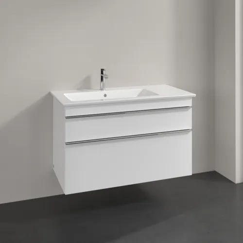 Bild von VILLEROY BOCH Venticello Waschbeckenunterschrank, 2 Auszüge, 953 x 590 x 502 mm, Glossy White / Glossy White #A92701DH