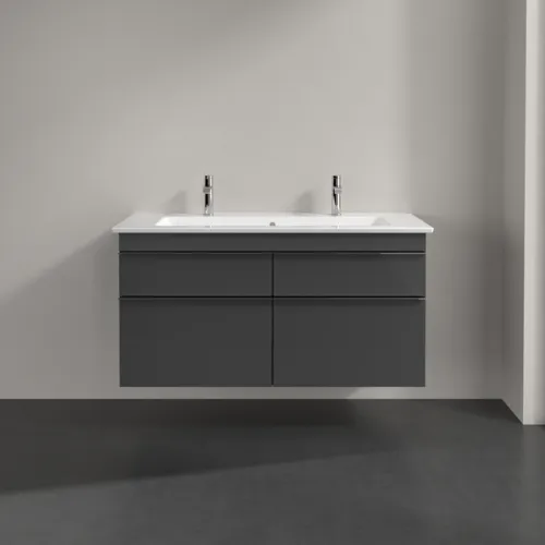 Obrázek VILLEROY BOCH Venticello toaletní skříňka, 4 výsuvy, 1153 x 590 x 502 mm, lesklá šedá / lesklá šedá #A92901FP