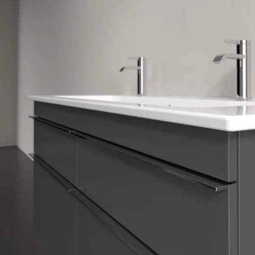 Obrázek VILLEROY BOCH Venticello toaletní skříňka, 4 výsuvy, 1153 x 590 x 502 mm, lesklá šedá / lesklá šedá #A92901FP