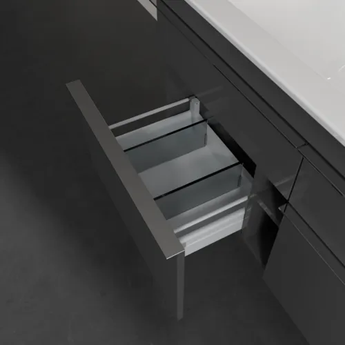Obrázek VILLEROY BOCH Venticello toaletní skříňka, 4 výsuvy, 1153 x 590 x 502 mm, lesklá šedá / lesklá šedá #A92901FP