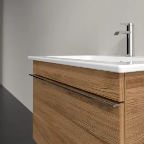 Picture of VILLEROY BOCH Venticello Vanity unit, 1 pull-out compartment, 603 x 420 x 502 mm, Oak Kansas / Oak Kansas #A93301RH