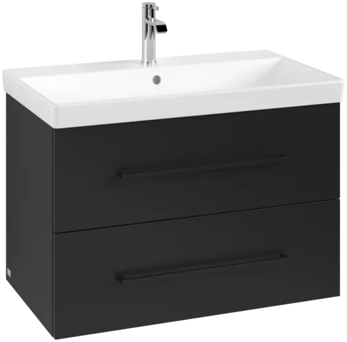Obrázek VILLEROY BOCH Avento toaletní skříňka, 2 výsuvy, 776 x 514 x 484 mm, Volcano Black #A89110VL