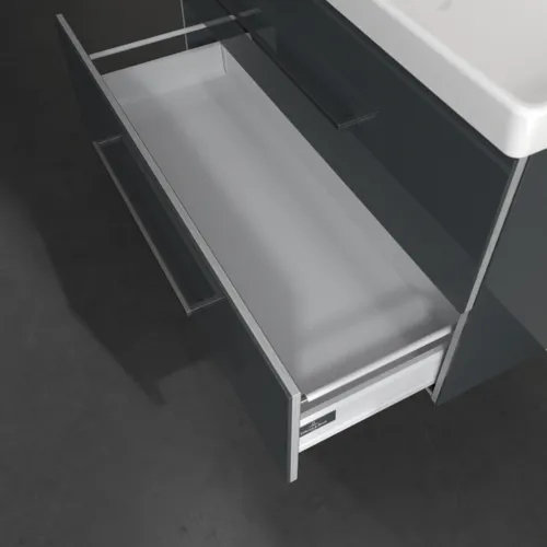 Obrázek VILLEROY BOCH Avento toaletní skříňka, 2 výsuvy, 980 x 514 x 484 mm, Crystal Grey #A89200B1