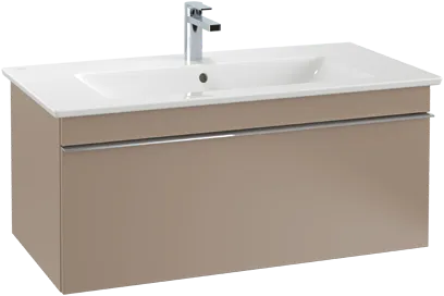 Obrázek VILLEROY BOCH Venticello toaletní skříňka, 1 zásuvka, 753 x 420 x 502 mm, Volcano Black / Volcano Black #A93401VL