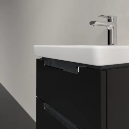 Bild von VILLEROY BOCH Subway 2.0 Waschbeckenunterschrank, 2 Auszüge, 440 x 590 x 351 mm, Black Matt Lacquer #A90610PD