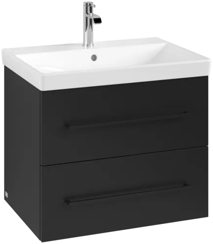 Bild von VILLEROY BOCH Avento Waschbeckenunterschrank, 2 Auszüge, 626 x 514 x 484 mm, Volcano Black #A89010VL