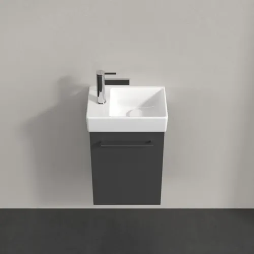 Obrázek VILLEROY BOCH Avento toaletní skříňka, 1 dvířka, 340 x 514 x 234 mm, grafitová barva #A87601VR