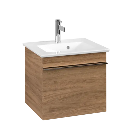 Picture of VILLEROY BOCH Venticello Vanity unit, 1 pull-out compartment, 466 x 420 x 425 mm, Oak Kansas / Oak Kansas #A93101RH