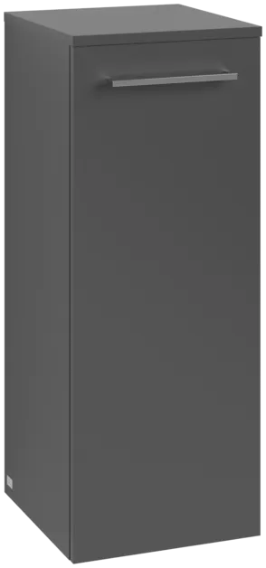 Bild von VILLEROY BOCH Avento Seitenschrank, 1 Tür, 347 x 888 x 405 mm, Graphite #A89500VR