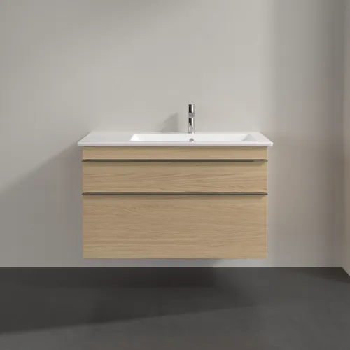 Picture of VILLEROY BOCH Venticello Vanity unit, 2 pull-out compartments, 953 x 590 x 502 mm, Nordic Oak / Nordic Oak #A92801VJ