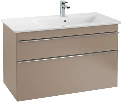 Obrázek VILLEROY BOCH Toaletní skříňka Venticello, 2 výsuvy, 953 x 590 x 502 mm, Cashmere Grey / Cashmere Grey #A92801VN