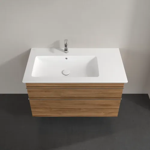 Obrázek VILLEROY BOCH Toaletní skříňka Venticello, 2 výsuvy, 953 x 590 x 502 mm, dub Kansas / dub Kansas #A92701RH