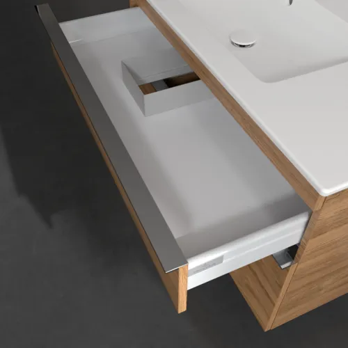 Obrázek VILLEROY BOCH Toaletní skříňka Venticello, 2 výsuvy, 953 x 590 x 502 mm, dub Kansas / dub Kansas #A92701RH