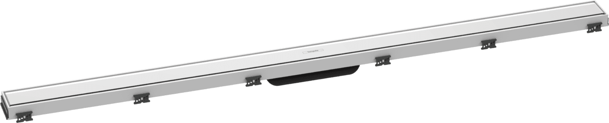 Bild von HANSGROHE RainDrain Match Fertigset Duschrinne 1200 mit höhenverstellbarem Rahmen #56042450 - Weiß