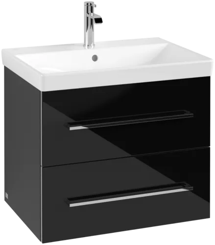 Bild von VILLEROY BOCH Avento Waschbeckenunterschrank, 2 Auszüge, 630 x 514 x 484 mm, Crystal Black #A89000B3