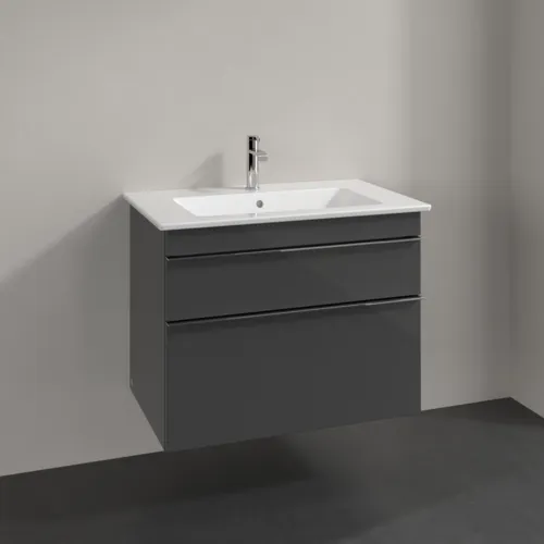 Obrázek VILLEROY BOCH Venticello toaletní skříňka, 2 výsuvy, 753 x 590 x 502 mm, lesklá šedá / lesklá šedá #A92501FP