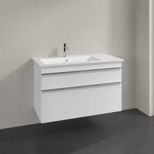 Obrázek VILLEROY BOCH Venticello toaletní skříňka, 2 zásuvky, 953 x 590 x 502 mm, bílá matná / bílá matná #A92701MS