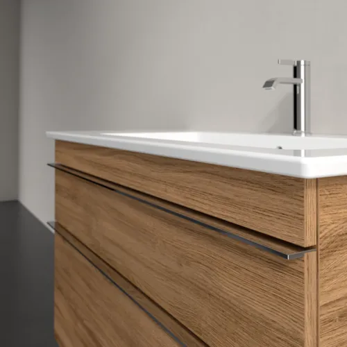 Picture of VILLEROY BOCH Venticello Vanity unit, 2 pull-out compartments, 953 x 590 x 502 mm, Oak Kansas / Oak Kansas #A92801RH