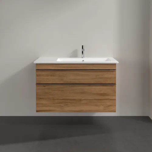 Picture of VILLEROY BOCH Venticello Vanity unit, 2 pull-out compartments, 953 x 590 x 502 mm, Oak Kansas / Oak Kansas #A92801RH