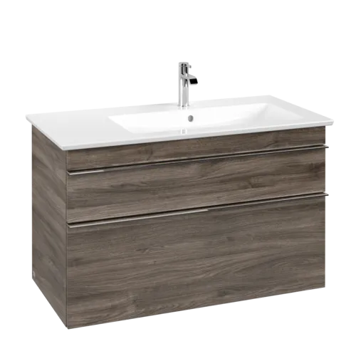 Obrázek VILLEROY BOCH Toaletní skříňka Venticello, 2 výsuvy, 953 x 590 x 502 mm, Kamenný dub / Kamenný dub #A92801RK