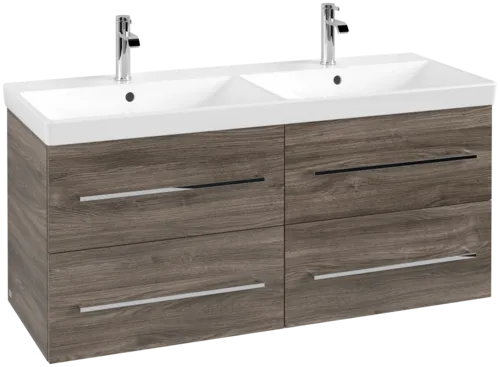Obrázek VILLEROY BOCH Avento toaletní skříňka, 4 výsuvy, 1180 x 514 x 484 mm, dub kamenný #A89300RK