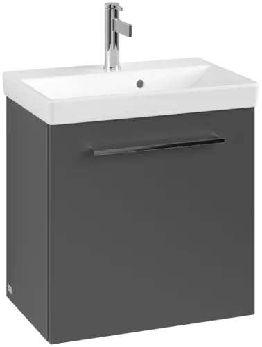 Bild von VILLEROY BOCH Avento Waschbeckenunterschrank, 1 Tür, 526 x 514 x 384 mm, Graphite #A88800VR