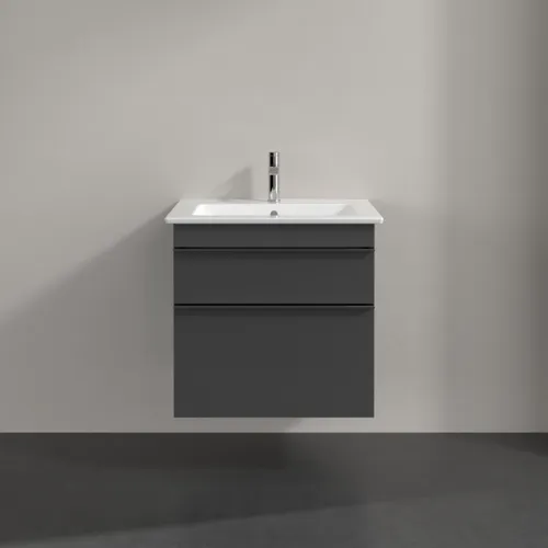 Obrázek VILLEROY BOCH Venticello toaletní skříňka, 2 výsuvy, 603 x 590 x 502 mm, lesklá šedá / lesklá šedá #A92401FP