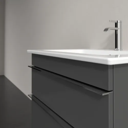 Obrázek VILLEROY BOCH Venticello toaletní skříňka, 2 výsuvy, 603 x 590 x 502 mm, lesklá šedá / lesklá šedá #A92401FP