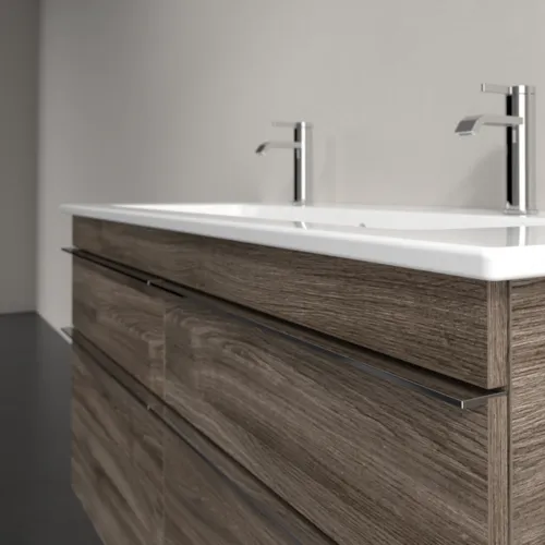 Bild von VILLEROY BOCH Venticello Waschbeckenunterschrank, 4 Auszüge, 1153 x 590 x 502 mm, Stone Oak / Stone Oak #A92901RK