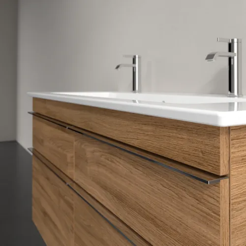 Obrázek VILLEROY BOCH Toaletní skříňka Venticello, 4 výsuvy, 1153 x 590 x 502 mm, dub Kansas / dub Kansas #A92901RH