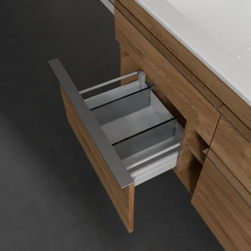 Obrázek VILLEROY BOCH Toaletní skříňka Venticello, 4 výsuvy, 1153 x 590 x 502 mm, dub Kansas / dub Kansas #A92901RH