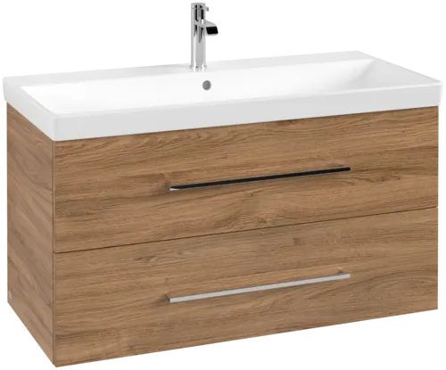 Obrázek VILLEROY BOCH Avento toaletní skříňka, 2 výsuvy, 976 x 514 x 484 mm, dub Kansas #A89200RH