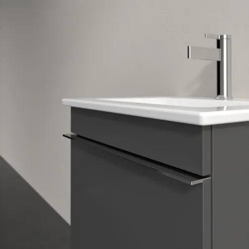 Obrázek VILLEROY BOCH Venticello toaletní skříňka, 1 zásuvka, 466 x 420 x 425 mm, lesklá šedá / lesklá šedá #A93101FP