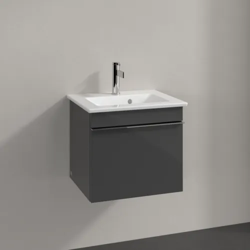 Obrázek VILLEROY BOCH Venticello toaletní skříňka, 1 zásuvka, 466 x 420 x 425 mm, lesklá šedá / lesklá šedá #A93101FP