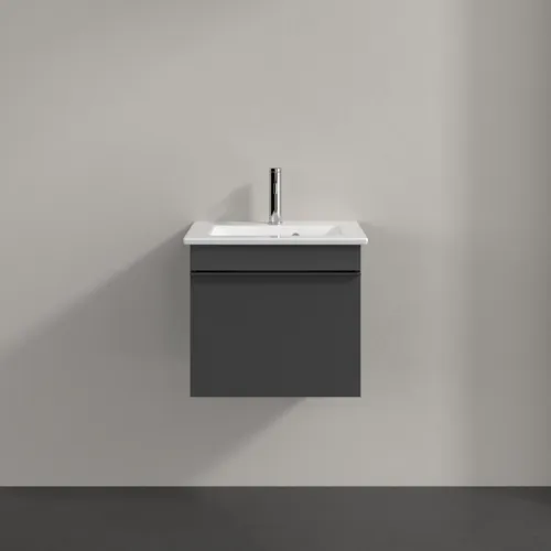 Obrázek VILLEROY BOCH Venticello toaletní skříňka, 1 zásuvka, 466 x 420 x 425 mm, lesklá šedá / lesklá šedá #A93101FP