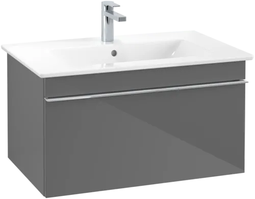 Bild von VILLEROY BOCH Venticello Waschbeckenunterschrank, 1 Auszug, 753 x 420 x 502 mm, Glossy Grey / Glossy Grey #A93401FP