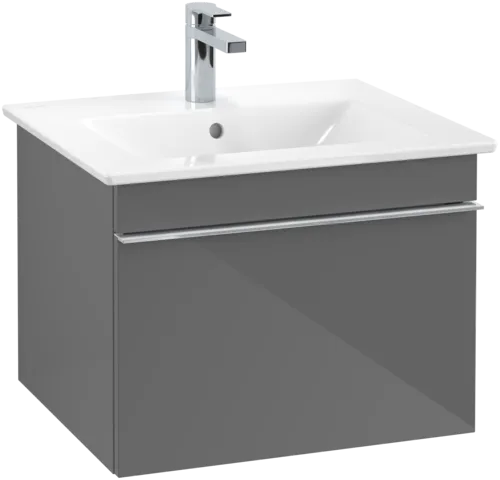 Bild von VILLEROY BOCH Venticello Waschbeckenunterschrank, 1 Auszug, 553 x 420 x 502 mm, Glossy Grey / Glossy Grey #A93201FP